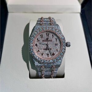 VVS1 Rose Gold AP Moissanite